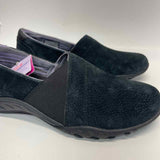 Skechers Size 7.5 Women's Black Solid Slip On Shoes