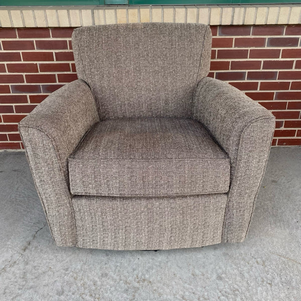 Flexsteel Swivel Brown Textile Rocker