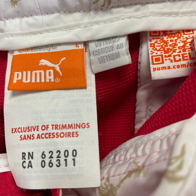 Puma Women's Size 4-S Fuschia Solid Bermuda Shorts