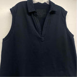 Frank & Eileen Est 1947 Size XL Women's Black Solid Sleeveless Top