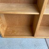 Double Adjustable shelf Wood Bookshelf