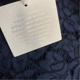 Talbots Size 4-S Women's Navy Solid Sheath Dress