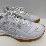 Asics Size 8.5 Women's White Solid Lace Up Sneakers