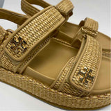 Tory Burch Size 8 Women's Tan Solid Strappy Sandals