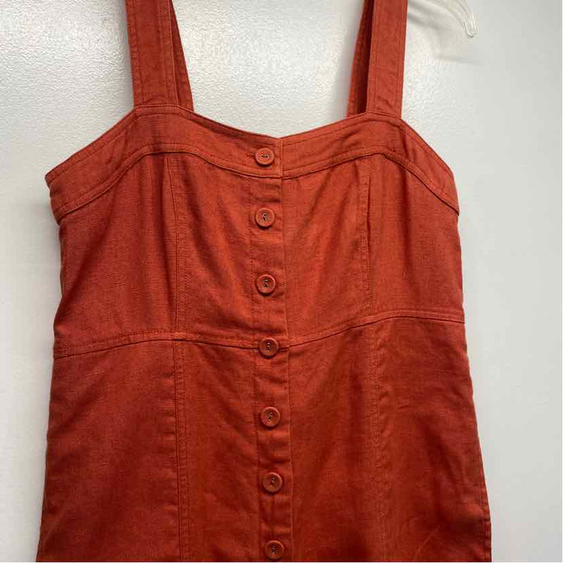 Garnet Hill Size 4-S Women's Coral Solid Pants Jumpsuit