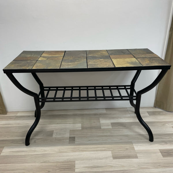 Black - multi Metal-Title Console - Sofa Table