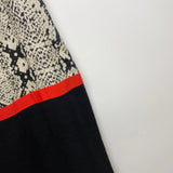 Loft Ann Taylor Size 2P-XS Black-White Pattern Sleeveless Women's Dress