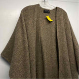 John Branigan Size One size Women's Tan Tweed Poncho-Cape