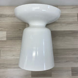 West Elm Side White Metal Table