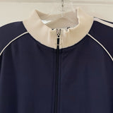 Tail Size S Women's Navy-White Color Block Jacket Activewear Top