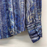 Robert Graham Size S Women's Blue Pattern Button Up Blouse