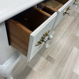 White Solid Wood Table