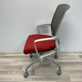 AMQ Office Red-Gray Chair