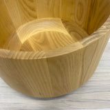 Cracker Barrel Natural Wood Bowl