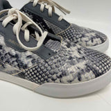 Adidas Size 8 Women's Gray Animal Print Lace Up Sneakers