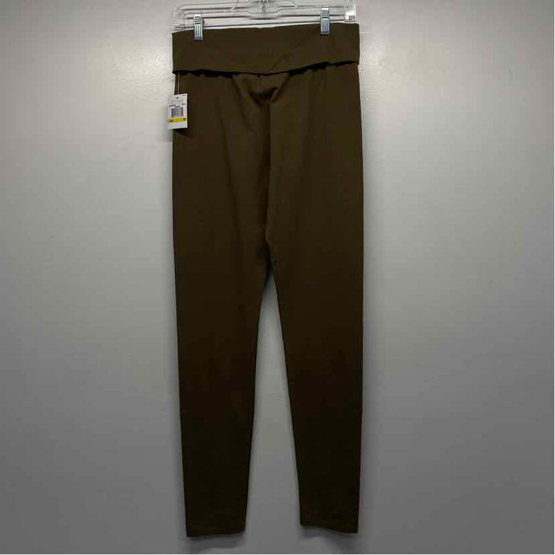 Michael Michael Kors Size M Women's Green Solid Leggings Activewear Pants