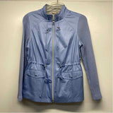 Chico's Women's Size 0-S Light Blue Solid Jacket Jacket