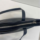 Knomo Mini Maddox  Navy Leather Solid Tote Handbag