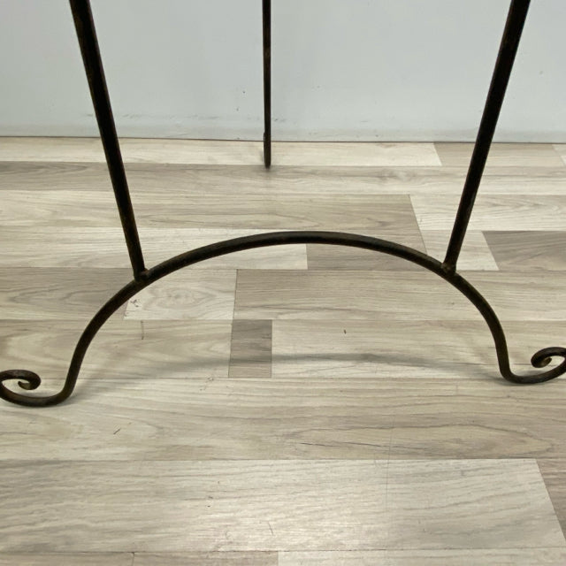 Brown Wrought Iron Easel