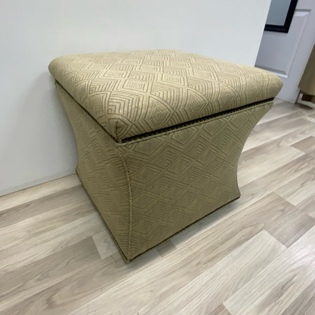 Custom Tan Tapestry Stool