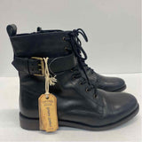 FatFace Size 7 Women's Black Solid Ankle Boots