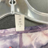 Lululemon Size 4-S Women's Gray-Purple Tie Dye T-Shirt Activewear Top