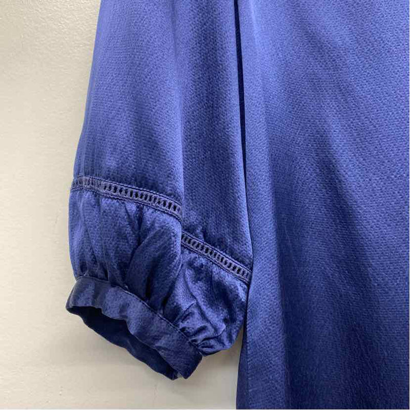 COOp Barneys New york Size XS Women's Blue Solid Tunic Dress