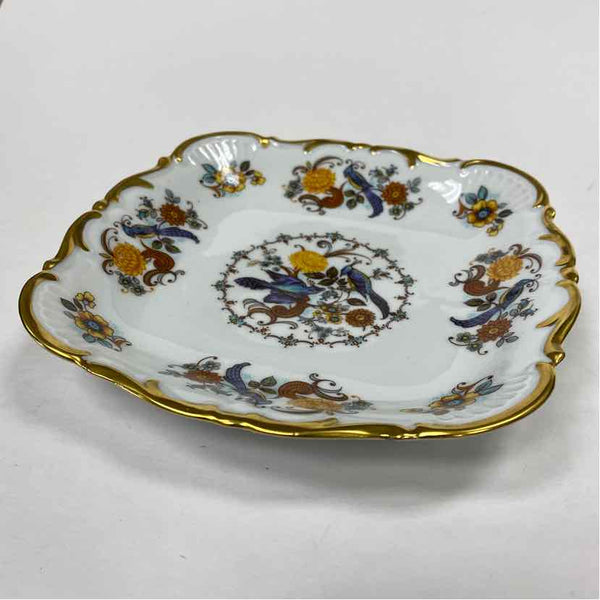 Royal Porzellan Bavaria KPM White-Multicolor Porcelain Dish