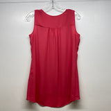 Etcetera Women's Size 4-S Magenta Solid Sleeveless Top