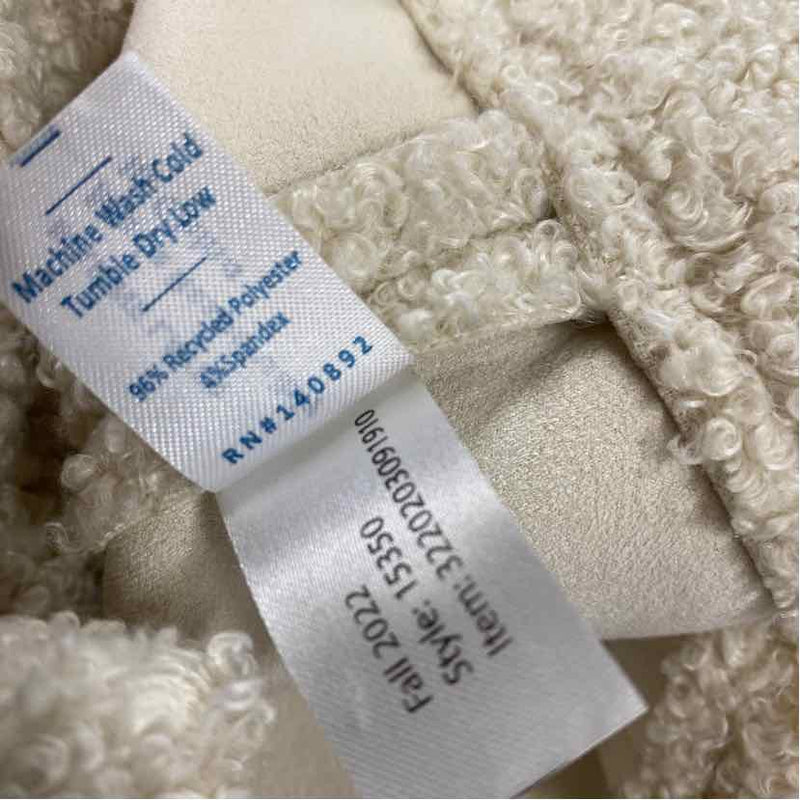 Marine Layer Women's Size Xl Beige Solid Button Up Jacket