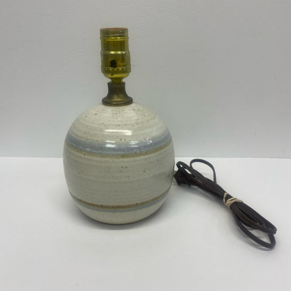 Beige Pottery Lamp