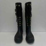 Tory Burch Size 8 Women's Black Solid Rain Boots