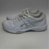 Asics Size 8 Women's White Solid Lace Up Sneakers