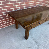 Brown Solid Wood Coffee Table