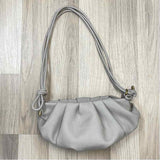 By Anthropologie Gray Faux Leather Pebbled Shoulder Handbag