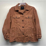 Zara Women's Size S Rust Solid Button Up Jacket