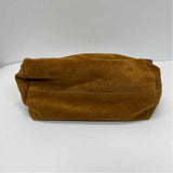 Parker Thatcher Small Charlie Caramel Suede Solid Satchel Handbag