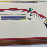 Native American painting by Vic Runnels -Spirit of the Buffal