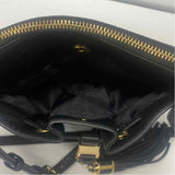 Michael Kors Black Solid Leather Crossbody Crossbody