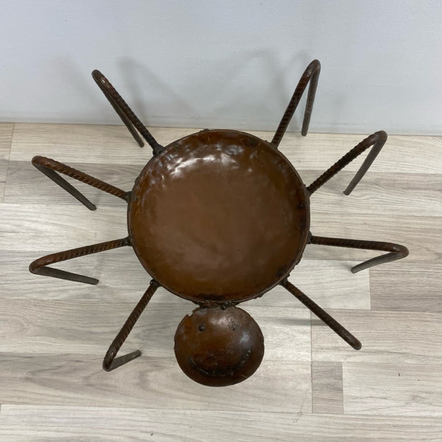 Brown Metal Stand Spider Shape