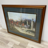 Setting Out - Heywood Hardy - Equestrian scene riders in red coats wall decor