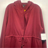 Beyond Yoga Women's Size Xl Burgundy Solid Drawstring Sweatshirt