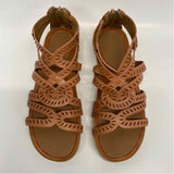 Baretraps Size 7.5 Women's Brown Cut Out Gladiator Sandals