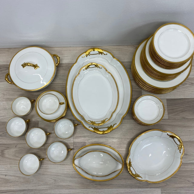 Haviland - limoge White-Gold Porcelain Dinnerware – Treasures
