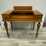 Secretary Desk Brown Wood Desk