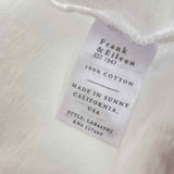 Frank & Eileen Est 1947 Size Xl Women's White Solid T-Shirt Dress