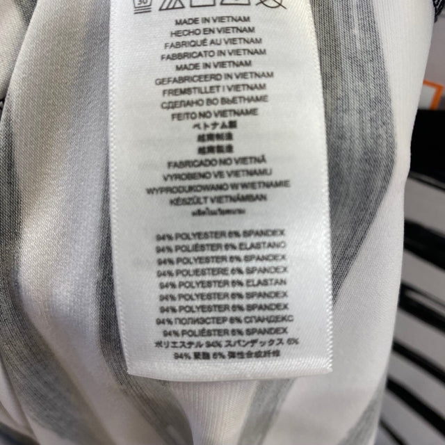 Michael Michael Kors Size M Women's White-Black Pattern Shift Dress