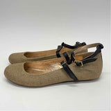 Miss Albright - Anthropologie Size 7 Women's Tan Solid Ballet Flats Shoes