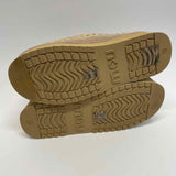 Mou Size 38-7.5 Women's Camel Crochet Platform Clogs