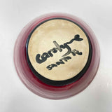 Handmade Carolyne - Santa Fe Pink-Black Pottery Bowl